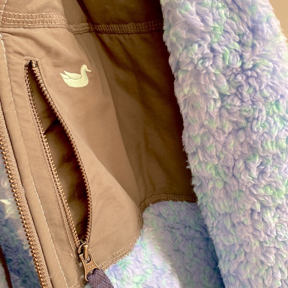 Southern Marsh Blue Ridge Sherpa Jacket ✨ Lilac + Mint Size M - Picture 7 of 11
